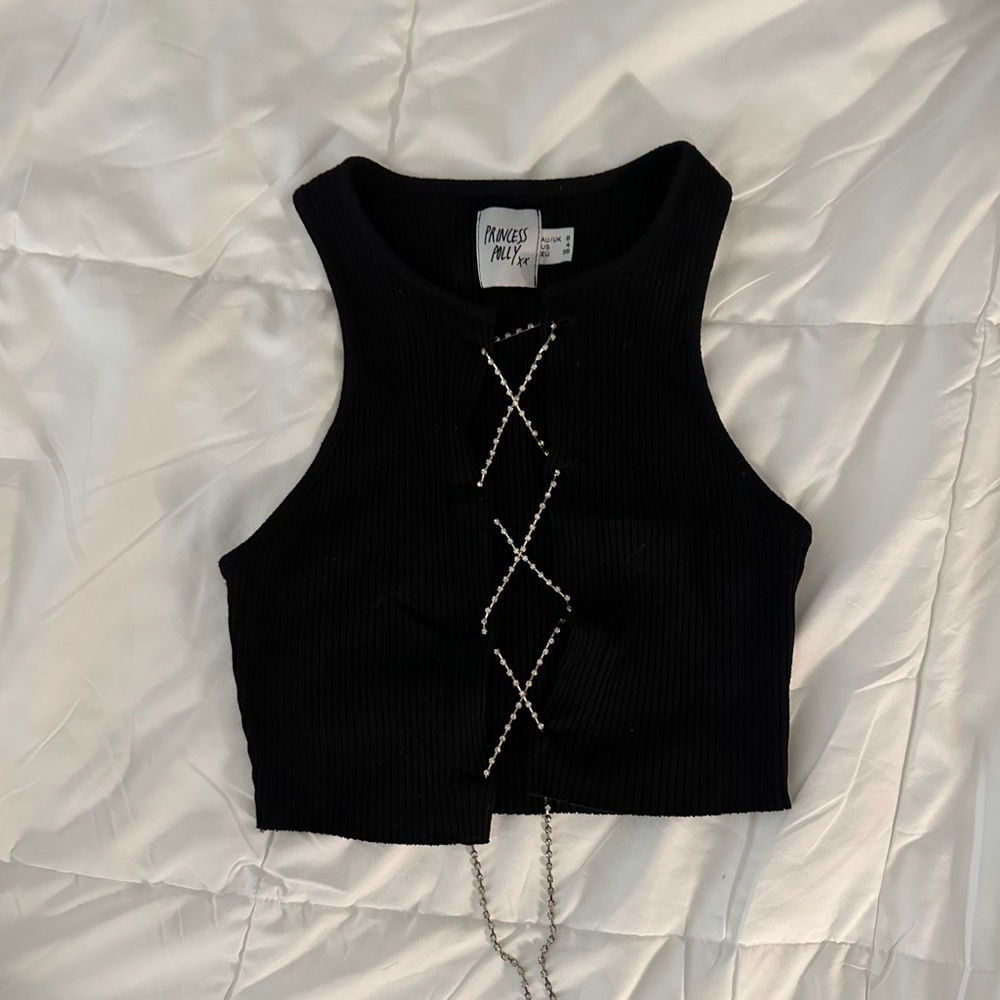 Princess Polly ribbed crop top